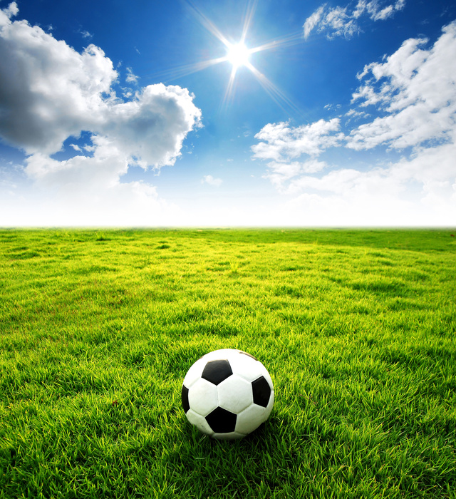 football field soccer stadium